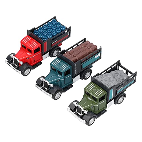 ANGGREK Transporter-Spielzeug, Reibungsbetriebene Sammlerauto-Modellautos, Hohe Simulation, Exakte Form für Kindergeburtstagsgeschenk ((3er-Set)) von ANGGREK