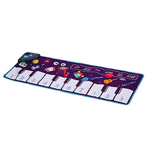 Keyboard-Spielmatte, Musikspielzeug, Entwickelt Musikalisches Interesse für , Musik-Klaviermatte Inspiriert ab 3 Jahren Zum Spielen zu Hause (CP4972 (100*36CM Beutel)) von ANGGREK