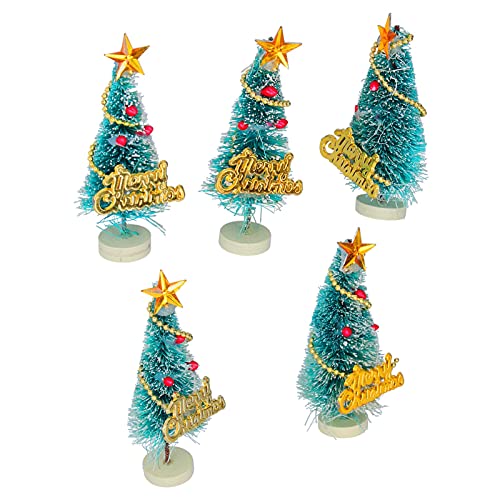 Puppenhaus-Weihnachtsbaumschmuck, Kunststoff-Puppenhaus-Weihnachtsbaum für Puppenhaus-Dekoration von ANGGREK