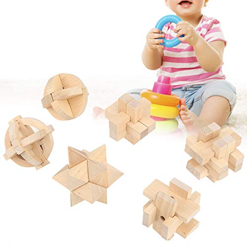Puzzle Lock Toys 6PCS Puzzlespielzeug, Zum Babylernen von ANGGREK