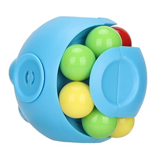 Rotierende Bohnen Rotierende ,Rotierende Bohne Spielzeug Abs Stressabbau Pädagogisches Rotationspuzzle Ball Spielzeug für Erwachsene Kinder(Blau) von ANGGREK