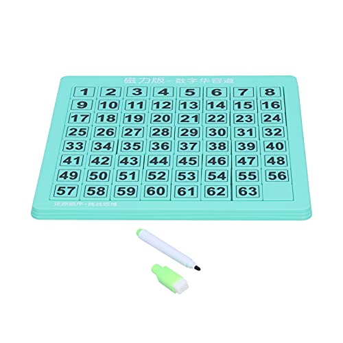 Zeichenbrettspielzeug, Sicher zu Verwendendes Puzzlespielzeug für den Kindergarten für die Vorschule (Grünes Magnetpuzzle der 8. Stufe) von ANGGREK