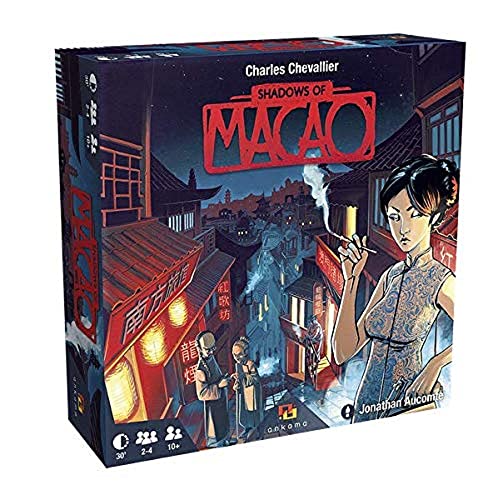 Ankama ANK230 Shadows of Macao Spiel, Mehrfarbig von ANKAMA