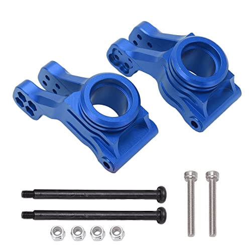 ANKROYU 2PCS RC-Knöchelarm hinten, RC-Knöchelarm aus Aluminiumlegierung, hochfester Achsschenkelarm für ferngesteuertes Auto (Blau) von ANKROYU