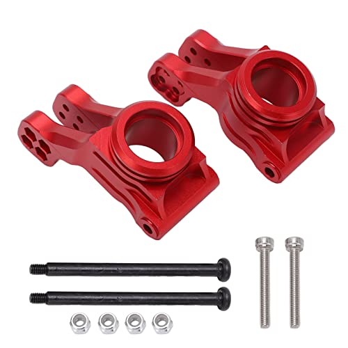 ANKROYU 2PCS RC-Knöchelarm hinten, RC-Knöchelarm aus Aluminiumlegierung, hochfester Achsschenkelarm für ferngesteuertes Auto (Rot) von ANKROYU