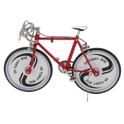 ANKROYU Mini-Fahrradmodell, Metall-Fahrradornament-Modell, Legierungs-Fingerfahrrad, Miniatur-Mountainbike-Modell, Mini-Fingerspielzeug-Fahrrad zum Dekorieren von ANKROYU