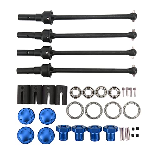 ANKROYU RC-Antriebsachse, ferngesteuertes Auto-CVD-Kit, professionelle RC-Antriebswelle, Stahl-Antriebswelle CVD für ferngesteuertes Auto (Blau) von ANKROYU