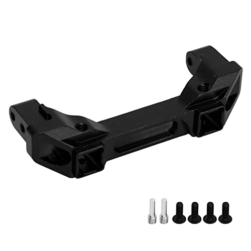 ANKROYU RC-Auto-Frontstoßstangenhalterung, Aluminiumlegierung RC-Auto-Stoßstangenhalterung, RC-Stoßstangen-Schutzhalterung für 1/10 RC Crawler (Black) von ANKROYU