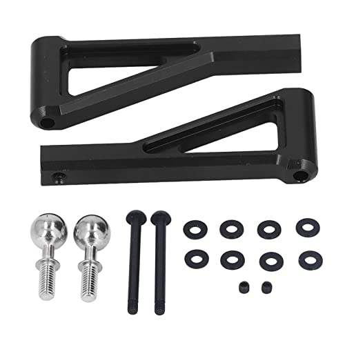 ANKROYU RC Car Front Upper Swing Arm, Professioneller Front Upper Suspension Arm, Ersatz RC Front Upper Swing Arm, RC Car Zubehör für RC Car (Schwarz) von ANKROYU