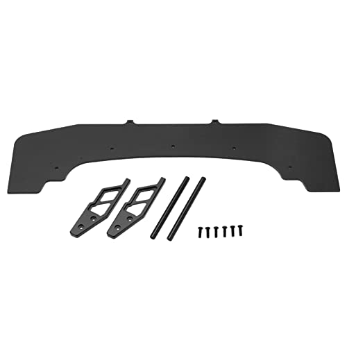 ANKROYU RC-Car-Frontstoßstange, RC-Frontstoßstange aus Aluminiumlegierung, verschleißfester RC-Frontsplitter, RC-Zubehör für RC-Car (Schwarz) von ANKROYU