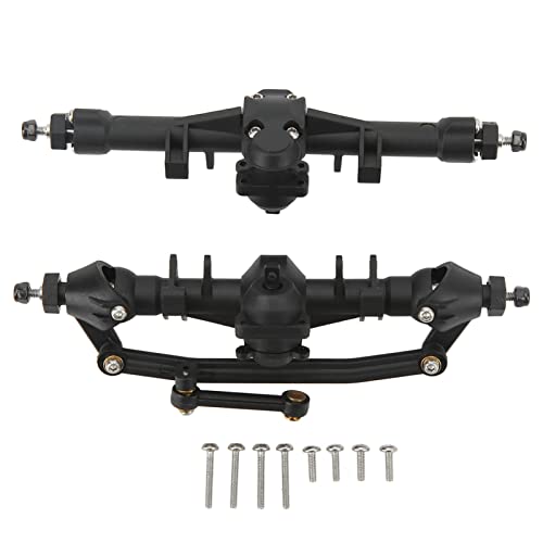 ANKROYU RC-Car-Vorder-Hinter-Portal-Achsen-Kit, Ersatz-RC-Achsen-Kit-Teile, RC-Car-Vorder-Hinterachse-Set für Axial SCX24 1/24 Ferngesteuertes Auto von ANKROYU