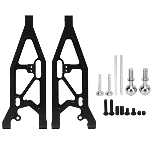 ANKROYU RC Car Vorderer Oberarm, Vorderer Oberer Schwingarm Aus Aluminiumlegierung, RC Vorderer Oberer Aufhängungsarm, Vorderer Oberer Schwingenarm Für Ferngesteuertes Auto (Schwarz) von ANKROYU