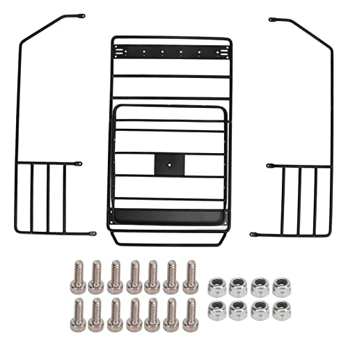 ANKROYU RC-Dachträger-Gepäck, Dachträger-Rollträger aus Eisen, RC-Gepäckträger-Dachträger für Axial SCX10-Autogehäuse mit 313 mm Radstand von ANKROYU