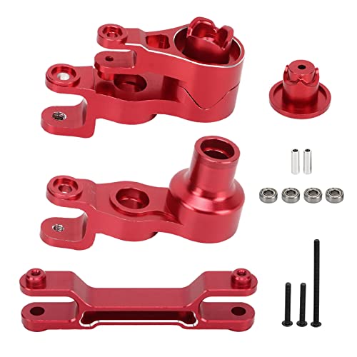 ANKROYU RC-Lenkbausatz-Set, RC-Lenkblöcke aus Aluminiumlegierung, leichtes RC-Zubehör für 1/5 RC-Car (Rot) von ANKROYU