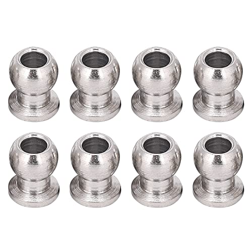 ANKROYU RC Stoßdämpfer Ball Kopf Hochqualität Haltbarer Metallschockdämpfer Kugel Kopf für 1/10 RC -Auto HPI HSP losi Axial Himoto Kyosho Silber 7,5 x 5,8 mm 8pcs ANKROYU RC Stoßdämpfer Ball Kopf Hochqualität Haltbarer Metallschockdämpfer Kugel Kopf für 1/10 RC -Auto HPI HSP losi Axial Himoto Kyosho Silber 7,5 x 5,8 mm 8pcs von ANKROYU