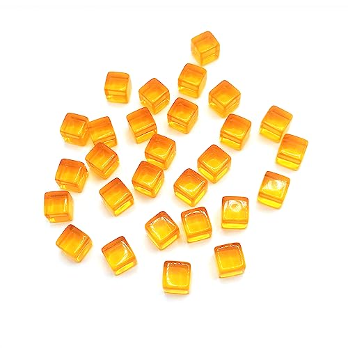 200pcs/Set Clear 8mm Acryl Dices Game Requisiten Bildungsspielzeug Für Kinder Farbenfrohe Quadratische Eck Würfel von ANMITI