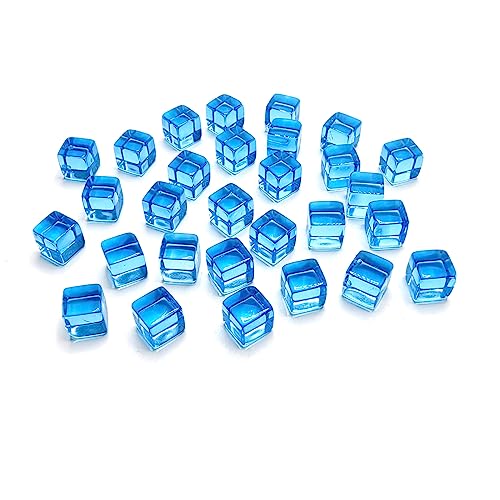 ANMITI 200pcs/Set Clear 8mm Acryl Dices Game Requisiten Bildungsspielzeug Für Kinder Farbenfrohe Quadratische Eck Würfel von ANMITI