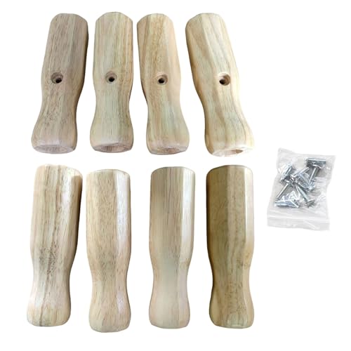 ANMITI 8Pcs Tischfußball Top Spiele Ersatz Teil Tischfußball Zubehör Holz Fußball Grip Tisch Fußball von ANMITI