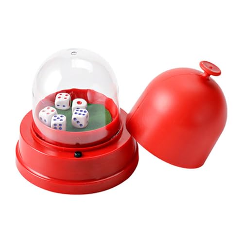 ANMITI Dices Box Dices Games Automatic Dices Cup Electric Dices Roller Dices Automatischer Walzenbecher Mit 5 Dices Für Die KTV Pubstange von ANMITI