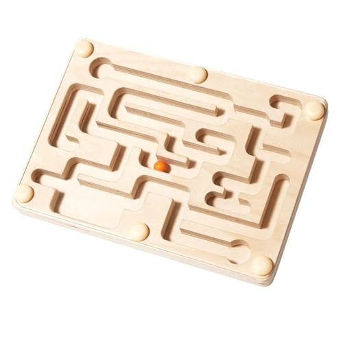 ANMITI Hölzern Marmor Labyr; Puzzle Spielzeug Für Kinder Party Spiel Verbessert Die Fähigkeit Zur Problemlösung Und Brettspiel Von Feinmotorik Übung Holzlabyrinths Für Kinder ANMITI Hölzern Marmor Labyr; Puzzle Spielzeug Für Kinder Party Spiel Verbessert Die Fähigkeit Zur Problemlösung Und Brettspiel Von Feinmotorik Übung Holzlabyrinths Für Kinder von ANMITI