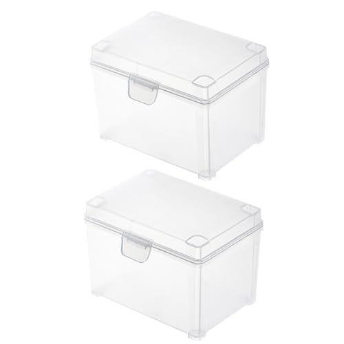 ANMITI Kartenkoffer Spielen Clear Storage Container Box Für Game Card Playing Card Box Kleine Speicherbox Trading Card Storage Box von ANMITI