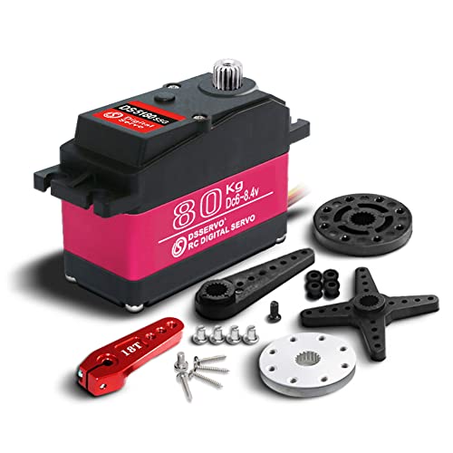 ANNIMOS 80kg High Torque RC Motor Digital Servo 1/5 Large Scale Metal Gear Waterproof von ANNIMOS