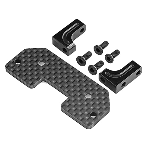 ANNJUC 1/10 Kletterauto Lenkgetriebe Sitz Kohlefaser BrüCkenhalterung R60 Servohalterung Halter für SCX10 Achse von ANNJUC