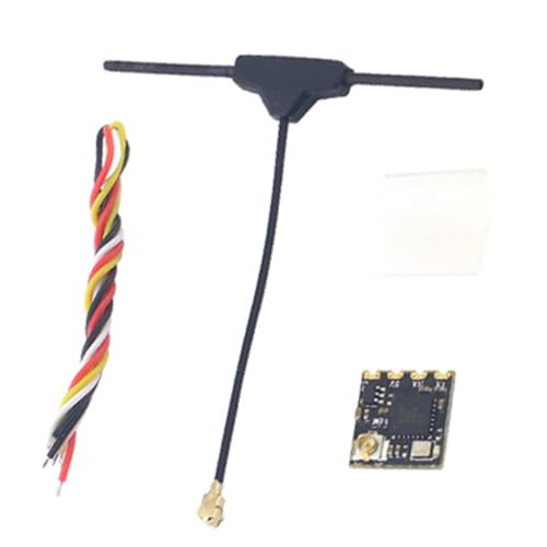 ANNJUC SX1280 ELRS 2.4GHz Empfänger RX ExpressLRS Long Range High Reflash Rate Nano Receiver für FPV RC Drohne Flugzeug EP1 RX, einfach zu bedienen von ANNJUC