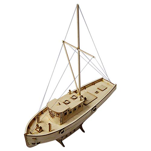 ANNJUC Schiff Modell DIY Kits Segelboot 1:50 Maßstab Dekoration Spielzeug Geschenk von ANNJUC