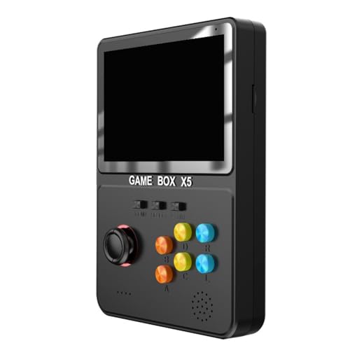 ANNJUC Tragbarer X5 Handheld-Spieler, 10,2 cm, 640 x 480 Pixel, Videospielkonsole, Geschenke für Kinder, Schwarz, einfache Installation von ANNJUC