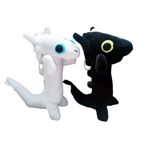 ANSO 2 Toothless Dancing Meme PlüSchtier Tanzender Drache GefüLlte Weiche Tiere PlüSchtiere 25Cm Puppe Anime Spielzimmer Kissen von ANSO