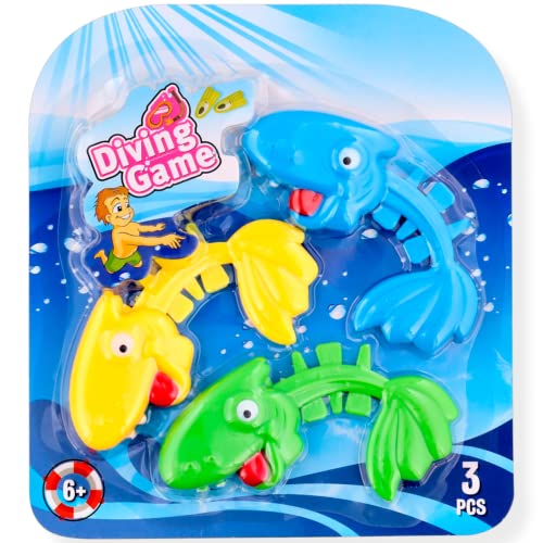 Antevia – Spielzeug zum Tauchen oder Schwimmen für Kinder, über 10 Modelle, Eintauchspiel, Pool, Farben: Blau, Gelb, Grün (Diving Game Fish) von ANTEVIA Matériaux