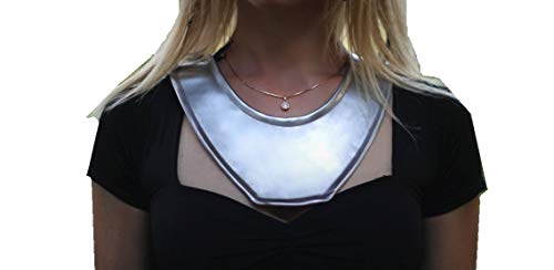 Female Steel Gorget LARP Armour Cosplay Kostüm, silber, M von ANTIQUECOLLECTION