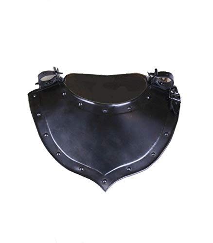 Kleine geschwärzte Balthasar Gorget Mittelalter Rüstung LARP Cosplay, Antik, M, antik, M von ANTIQUECOLLECTION