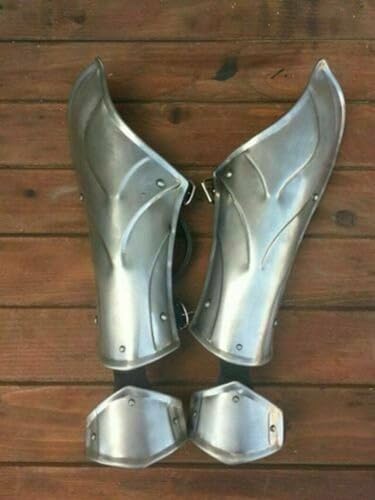 ANTIQUEMEDIEVAL Mittelalterliche Armschienen Armpanzer Set Ritter Fantasy Unterarme SCA Larp Cosplay von ANTIQUEMEDIEVAL