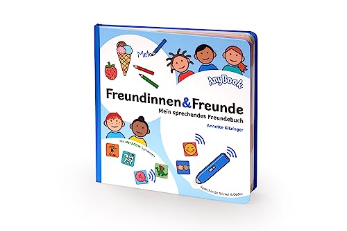 ANYBOOK Freundinnen & Freunde: Das Freundebuch mit lustigen Symbolen & über 500 Stickern von ANYBOOK