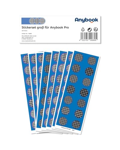 ANYBOOK Pro Sticker Set groß (2cm) 420 St. von ANYBOOK