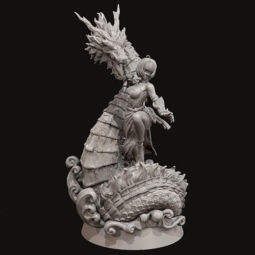 ANYCUA 1/24 Ancient Female Warrior Resin Model Kit Unbemalt und unmontiert Soldat Resin Model Kit //Y9V7h7 von ANYCUA