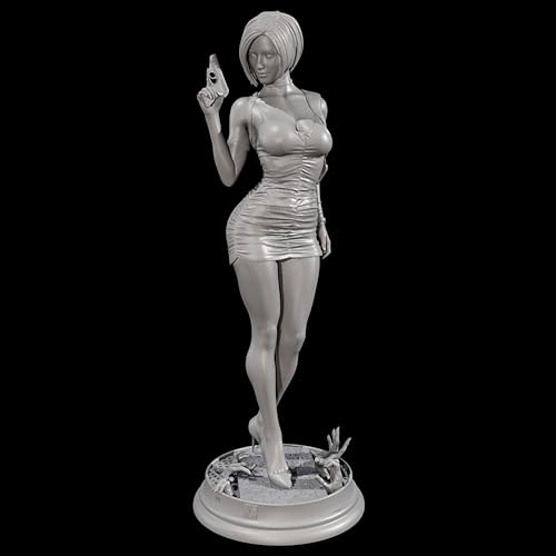 ANYCUA 1/24 Sci-Fi Agent Female Warrior Resin Model Kit Unbemalt und unmontiert Soldat Resin Model Kit //Y9V6h1 von ANYCUA