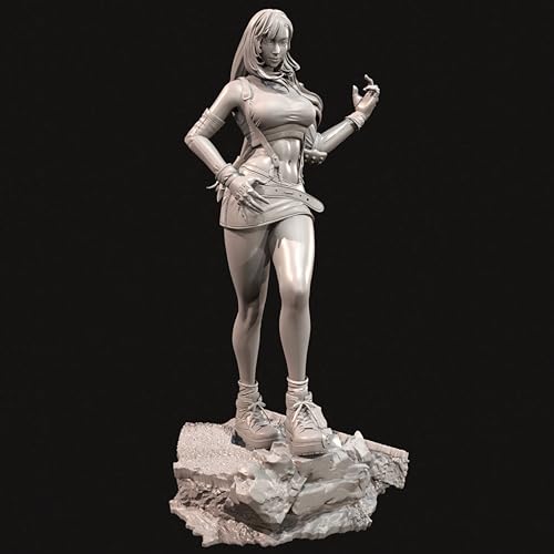 ANYCUA 1/24 Sci-Fi Agent Female Warrior Resin Model Kit Unbemalt und unmontiert Soldat Resin Model Kit //Y9V6h2 von ANYCUA