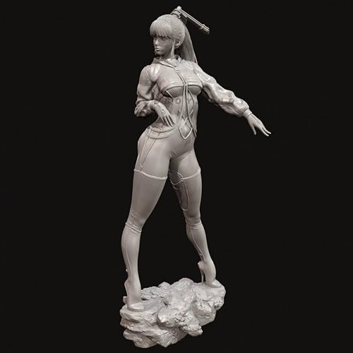 ANYCUA 1/24 Sci-Fi Agent Female Warrior Resin Model Kit Unbemalt und unmontiert Soldat Resin Model Kit //Y9V6h9 von ANYCUA