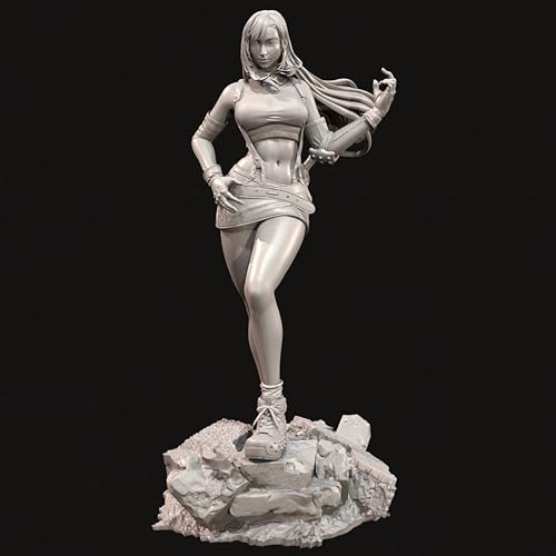 ANYCUA 1/24 Sci-Fi Agent Woman Soldier Resin Soldier Model Kit Unbemalt und unmontiert Resin Model Kit //k9N6g3 von ANYCUA