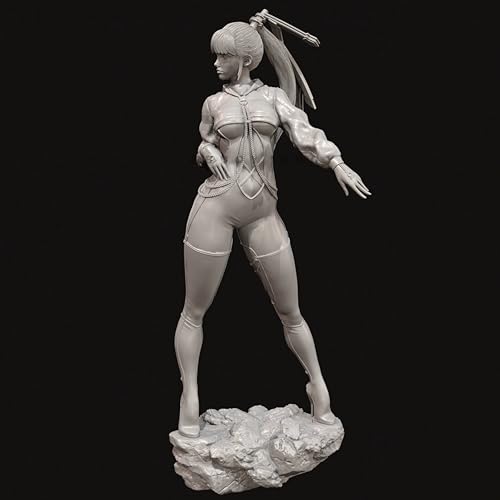 ANYCUA 1/24 Sci-Fi Agent Woman Soldier Resin Soldier Model Kit Unbemalt und unmontiert Resin Model Kit //k9N6g4 von ANYCUA