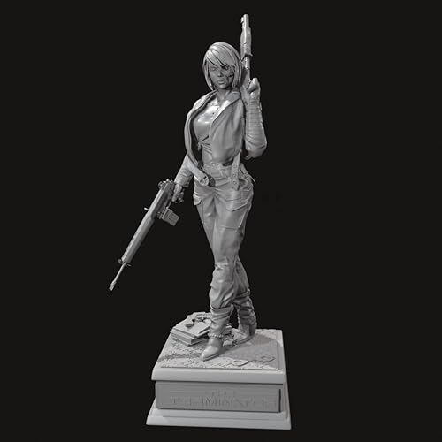 ANYCUA 1/24 Sci-Fi Agent Woman Soldier Resin Soldier Model Kit Unbemalt und unmontiert Resin Model Kit //k9N6g9 von ANYCUA