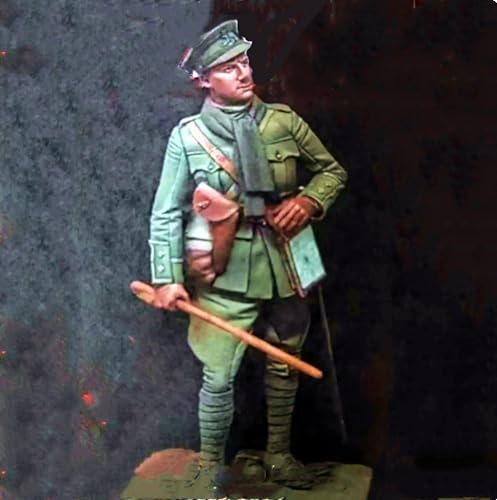 ANYCUA 1/24 WW1 European Soldier Resin Soldier Model Kit Unbemalt und unmontiert Resin Model Kit //k9N5g5 von ANYCUA