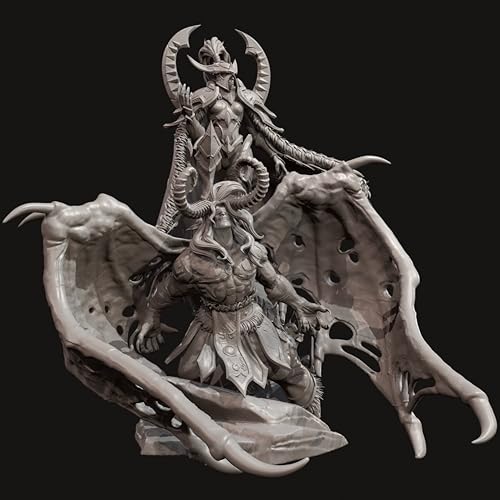 ANYCUA 125mm Ancient Hell Samurai Warrior Resin Soldier Modell bausatz Unbemaltes und unmontiertes Resin Modellbausatz//k7N3g5 von ANYCUA