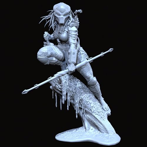 ANYCUA 65mm Ancient Alien Sci-Fi Warrior Resin Modell bausatz Unbemalt und unmontiert Soldat Resin Modellbausatz //Y8V2h1 von ANYCUA