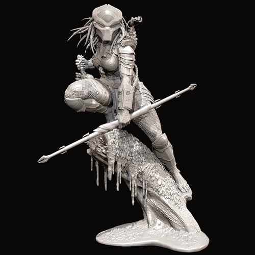 ANYCUA 95mm Antiker Alien Sci-Fi-Krieger Resin Modell bausatz Unbemalt und unmontiert Soldat Resin Modellbausatz //Y8V2h7 von ANYCUA