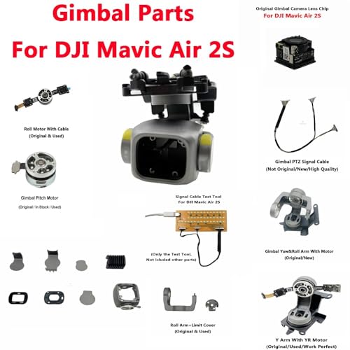 AOFCESQY Gimbal Roll/Yaw Motor for D-JI Mavic Air 2S Kamera Objektiv Rahmen Signal Kabel Unterarm/Halterung Begrenzung Abdeckung Ersatzteile(Cover 3) von AOFCESQY