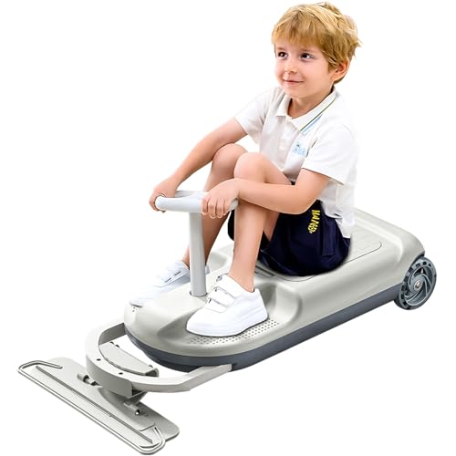 Reinigung Go Kart für Kinder, Ride On Auto Bodenreiniger Go Carts, Portable Mini Go Kart, Variable Geschwindigkeit von AOGUOQU